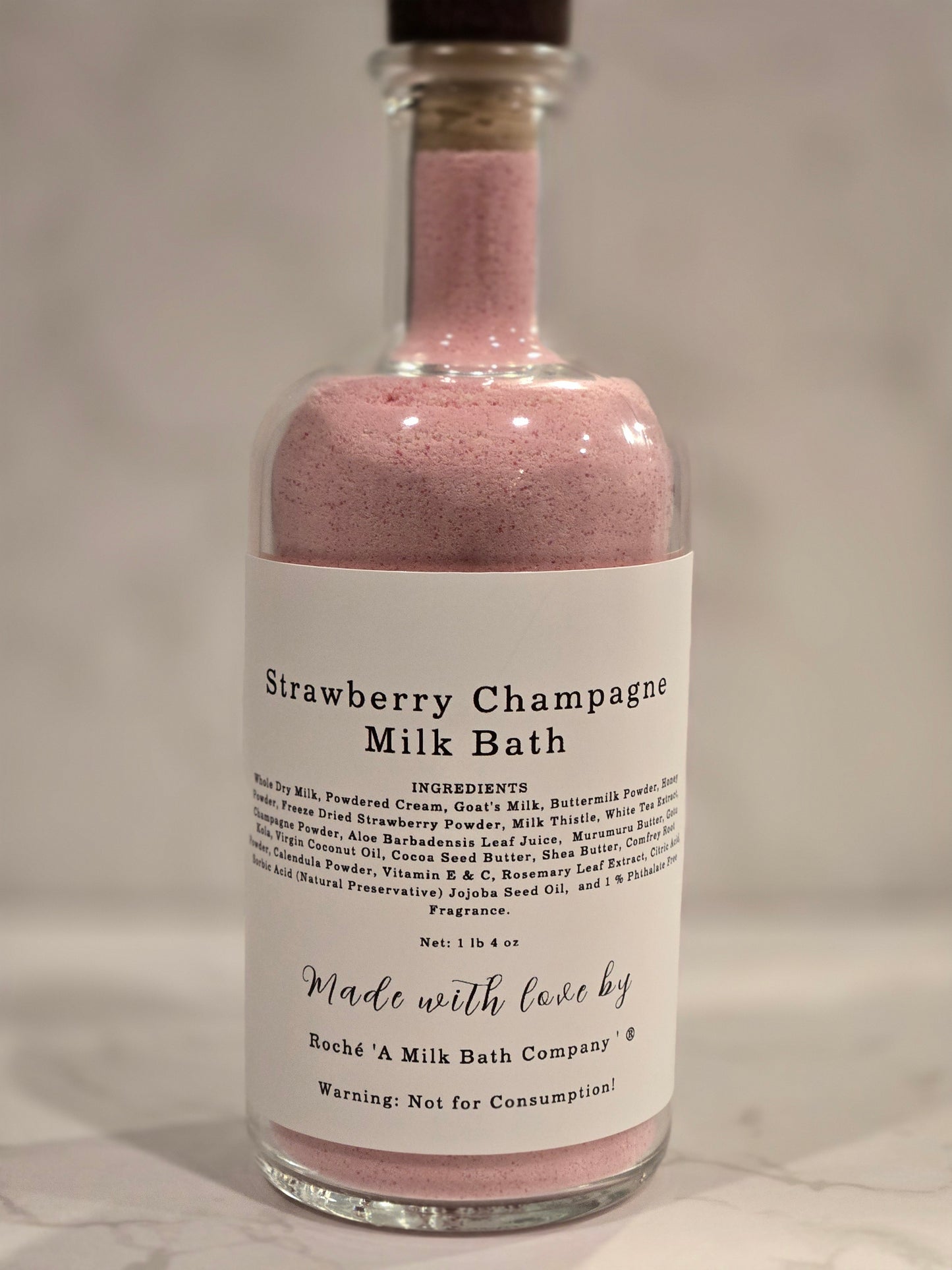 Strawberry Champagne Milk Bath