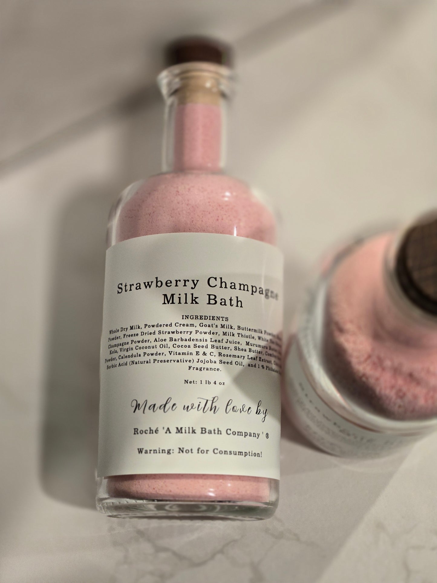 Strawberry Champagne Milk Bath Soak