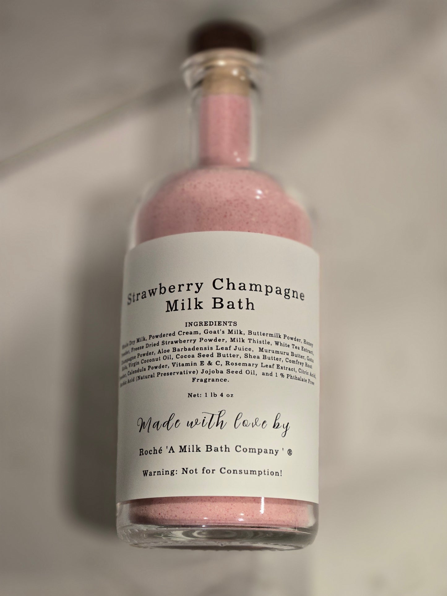 Strawberry Champagne Milk Bath Soak