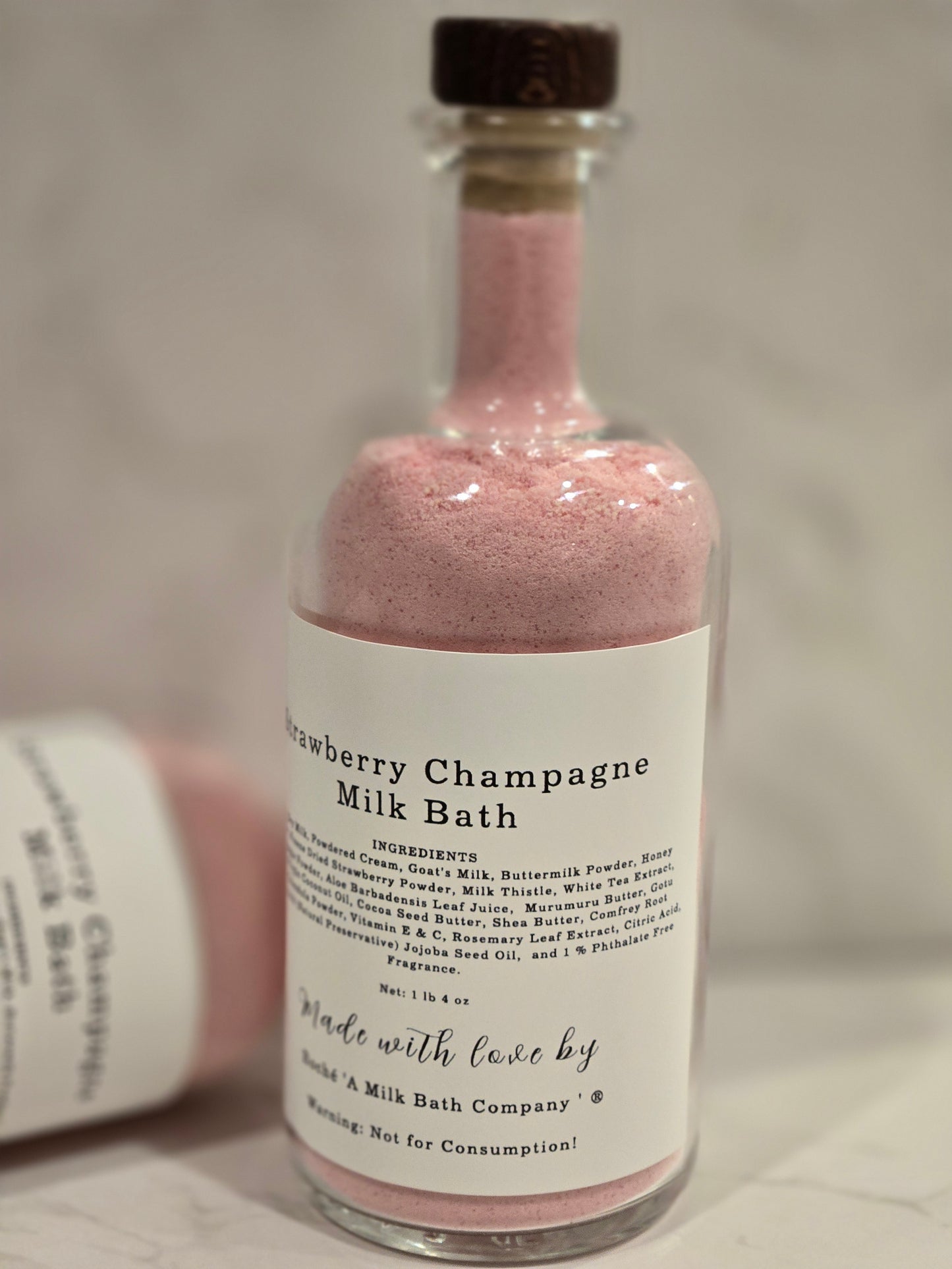 Strawberry Champagne Milk Bath Soak